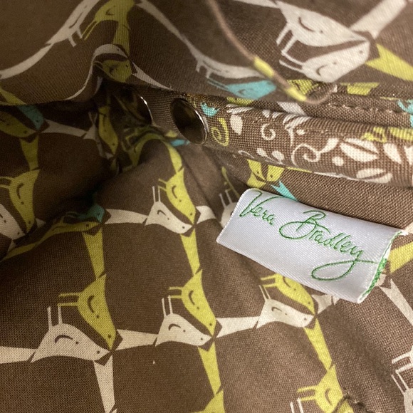 VERA BRADLEY Clutch Satchel Quilted Flap Closure Purse - Picture 15 of 17